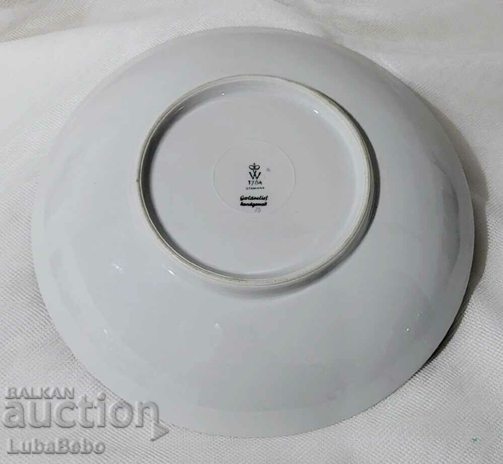 Livrarea Farfurie mare din portelan, bol Wallendorf 'W 1764'. Livrarea Farfurie mare din portelan, bol Wallendorf 'W 1764'.