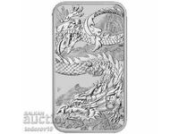 ΝΕΟΣ!!! 1 ουγκιά 2023 "Dragon" Silver Bullion