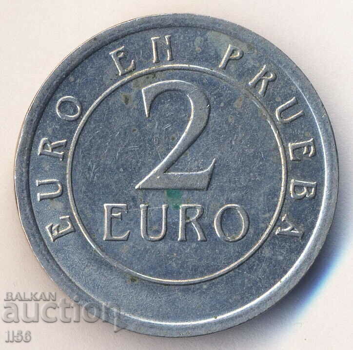 Spania - 2 euro - nedatat (1998) - mostră