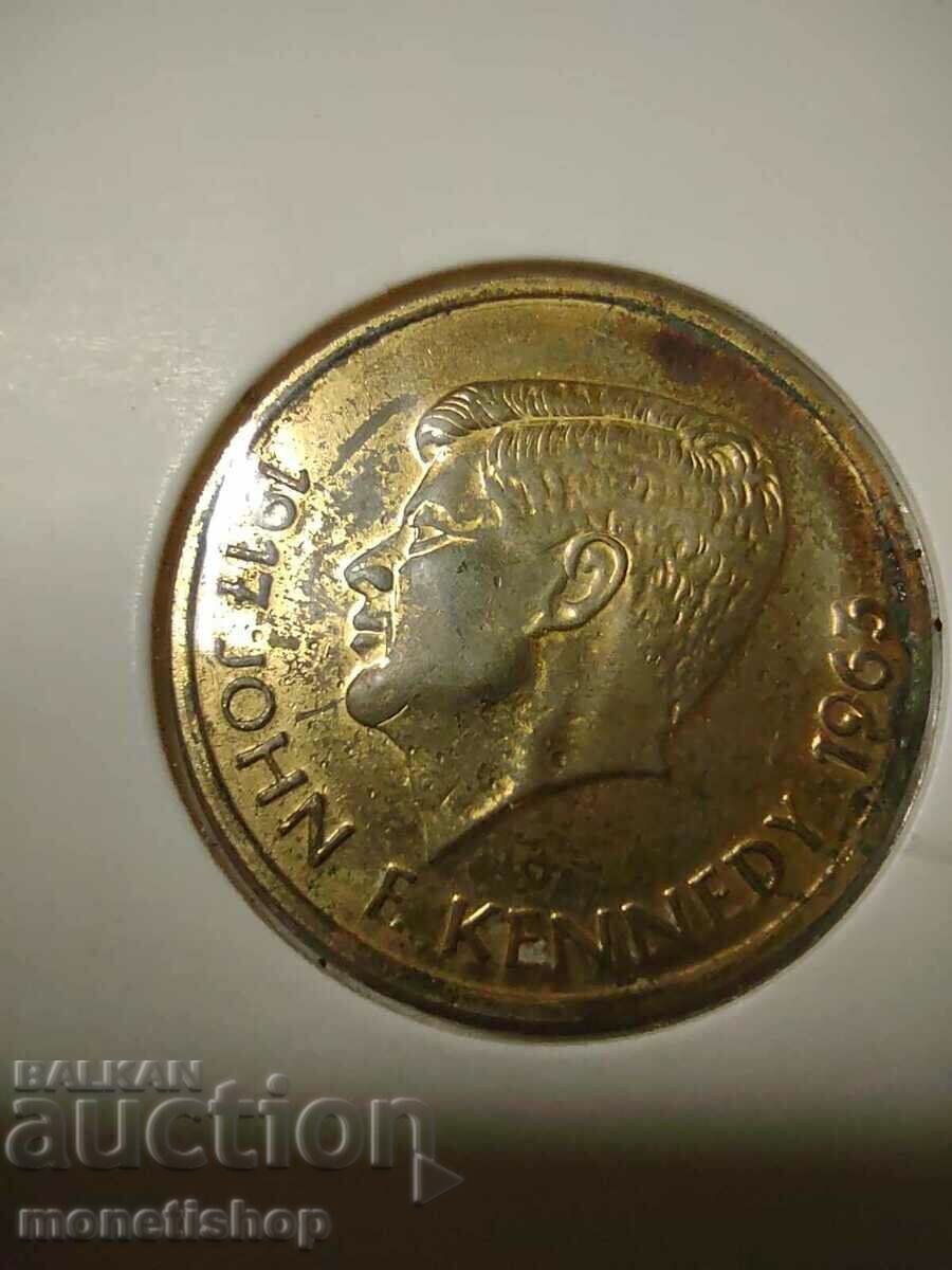 Μετάλλιο Κένεντι με τιμή 25.00 BGN | € 12.78 Μετάλλιο Κένεντι με τιμή 25.00 BGN | € 12.78