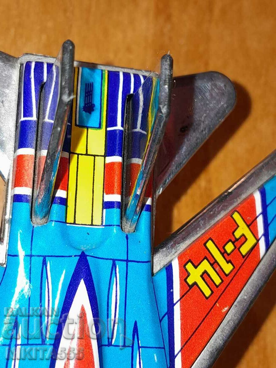 Auction Old Japanese F-14 Navy toy plane Auction Old Japanese F-14 Navy toy plane