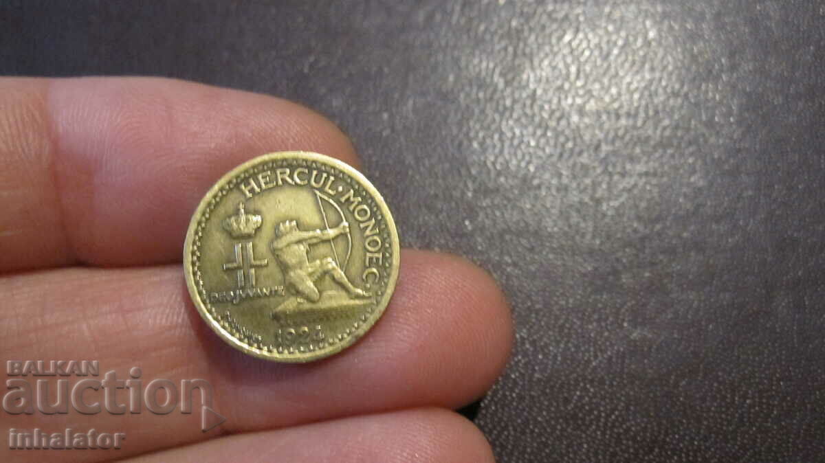 50 de centi 1924 Monaco
