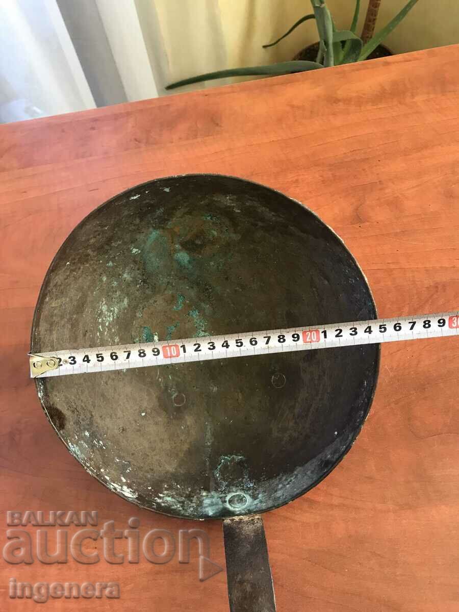Auction  COPPER LAUNDRY COPPER SOLID CAP CAP FORGED VESSEL