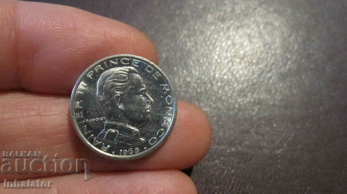 Монако 1/2 франк 1965 год
