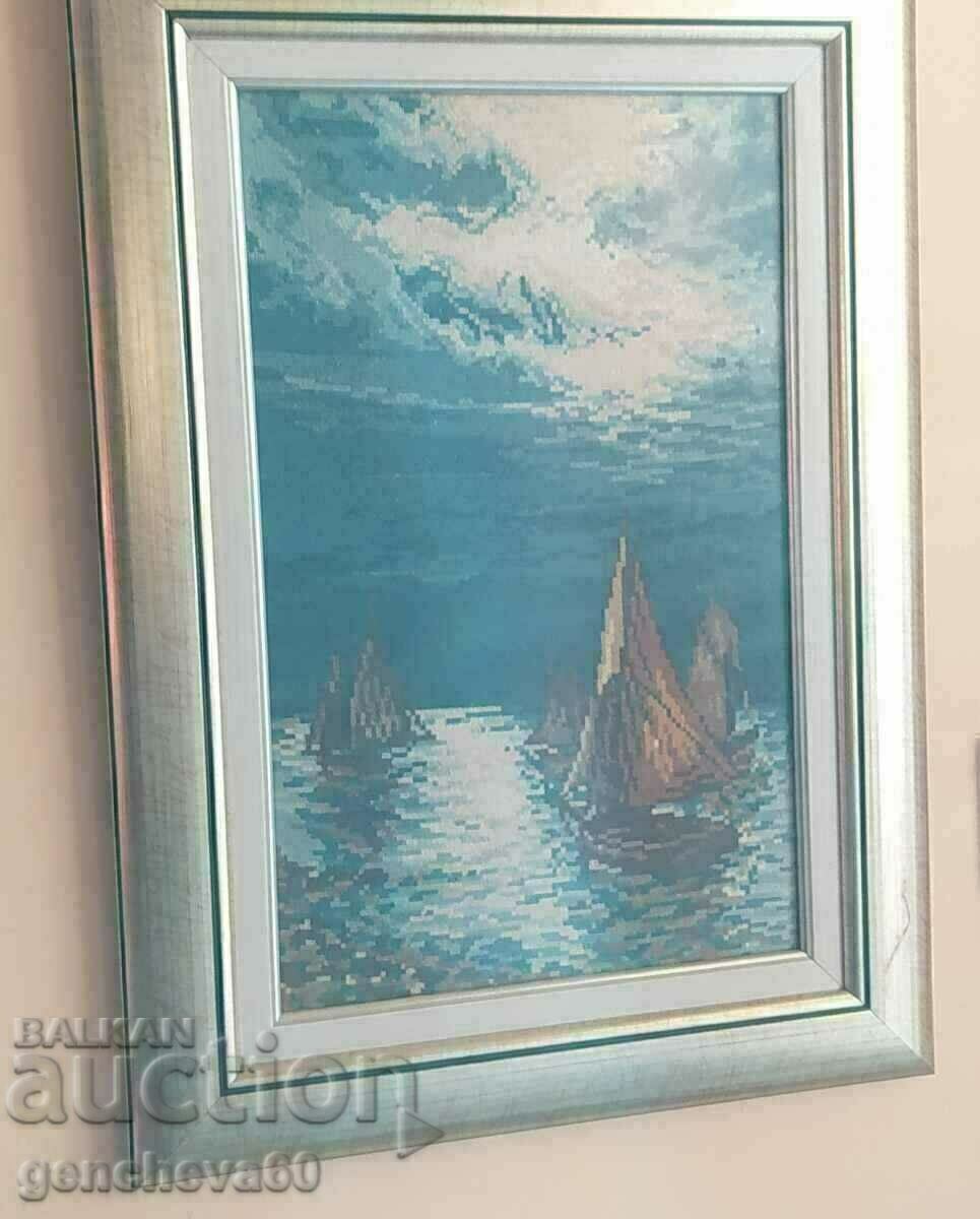 Livrarea Frumos tapiserie „Peisaj marin”