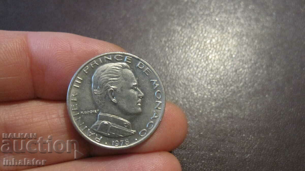 Монако 1 франк 1978 год