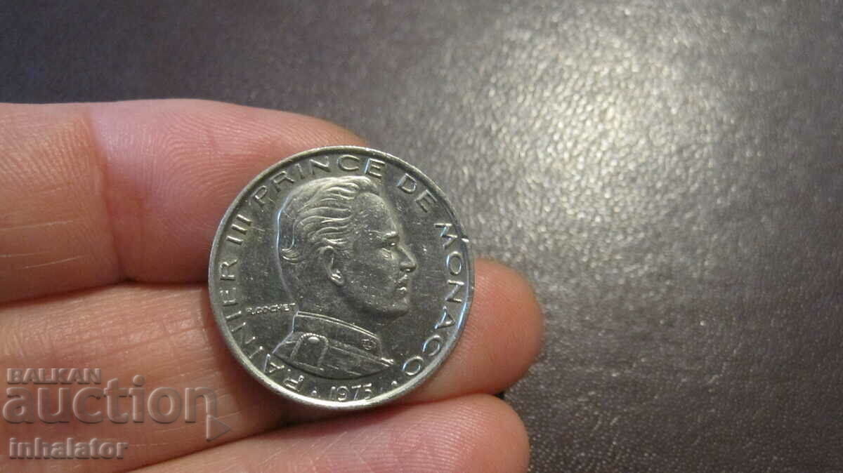 Монако 1 франк 1975 год