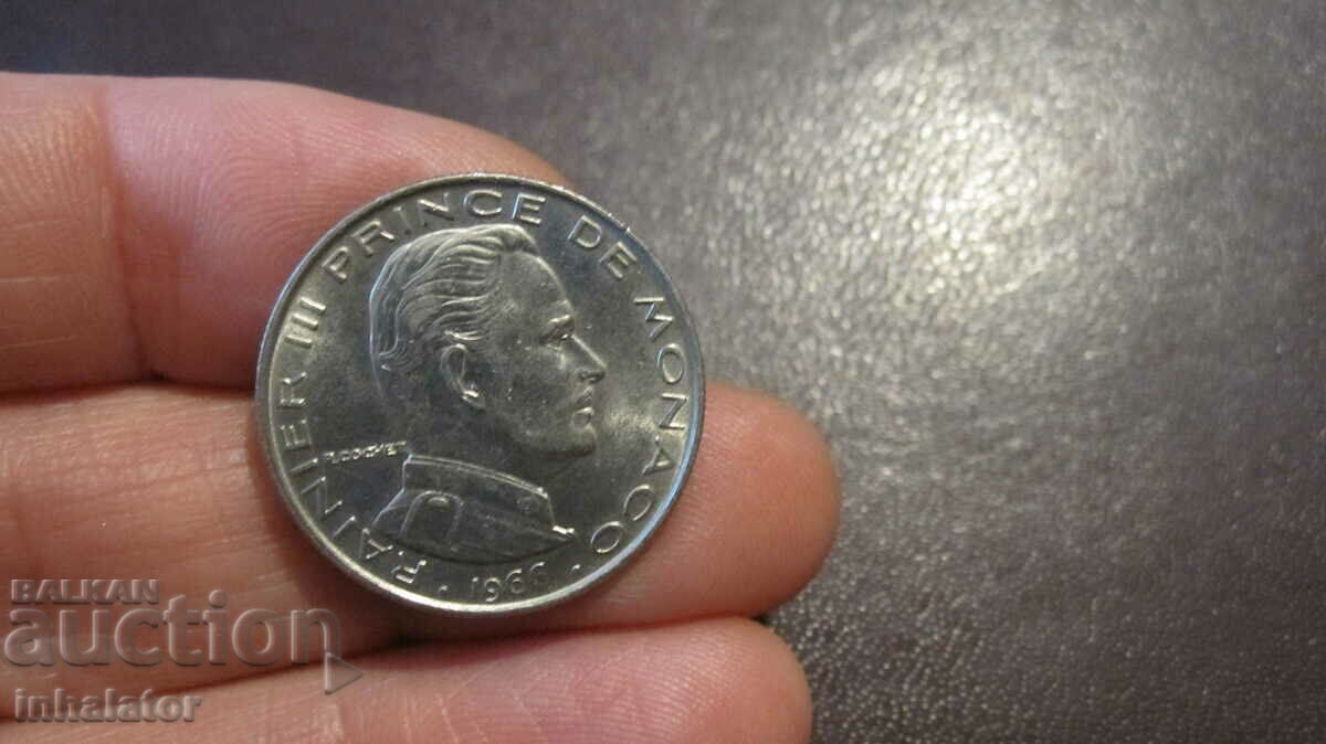 Монако 1 франк 1966 год