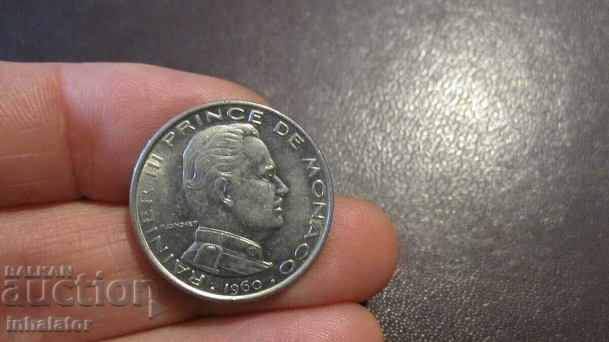 Монако 1 франк 1960 год