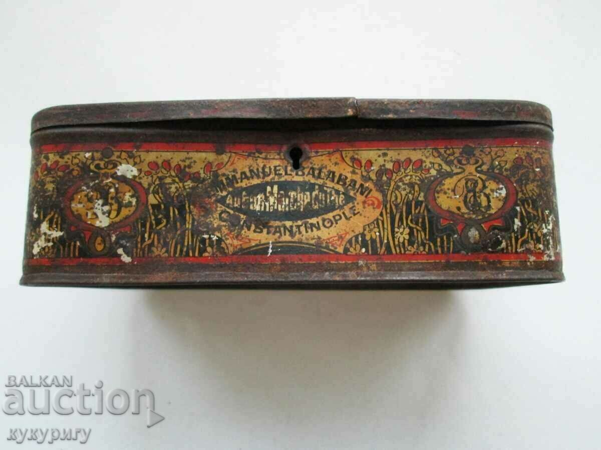 Cutie metalică turcească veche otomană cu preț 40.00 BGN | € 20.45