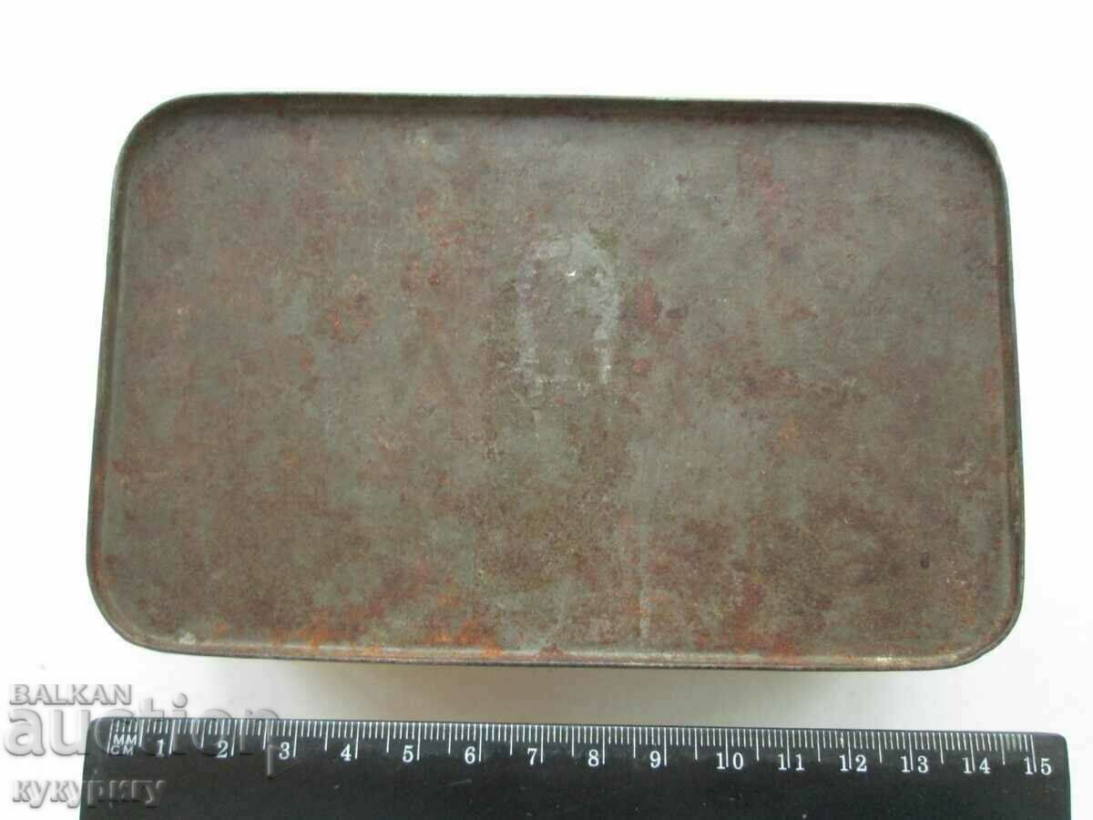 Cutie metalică turcească veche otomană - 7