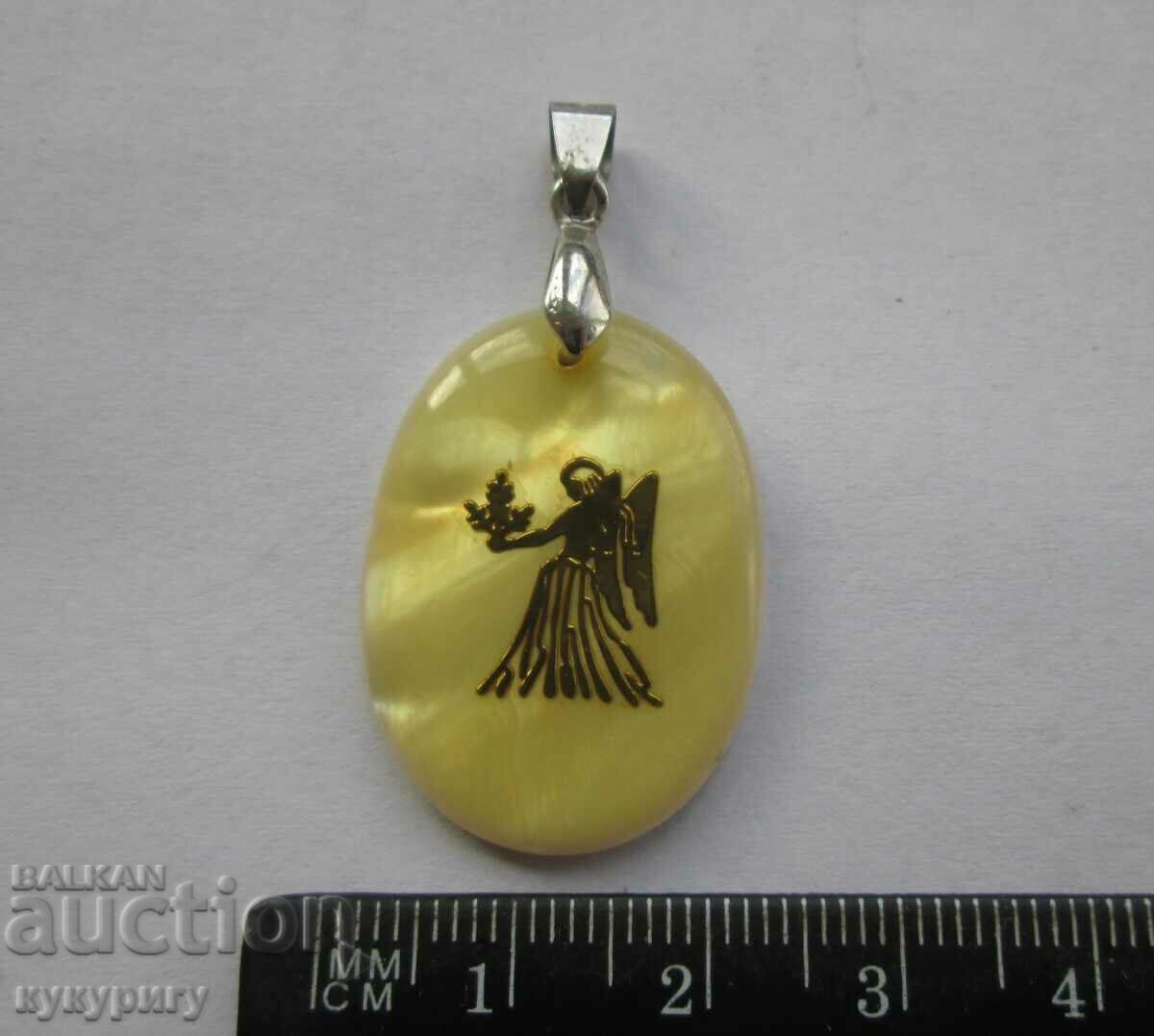 Women's Mother of Pearl Angel Pendant Necklace Pendant - 6 Women's Mother of Pearl Angel Pendant Necklace Pendant - 6