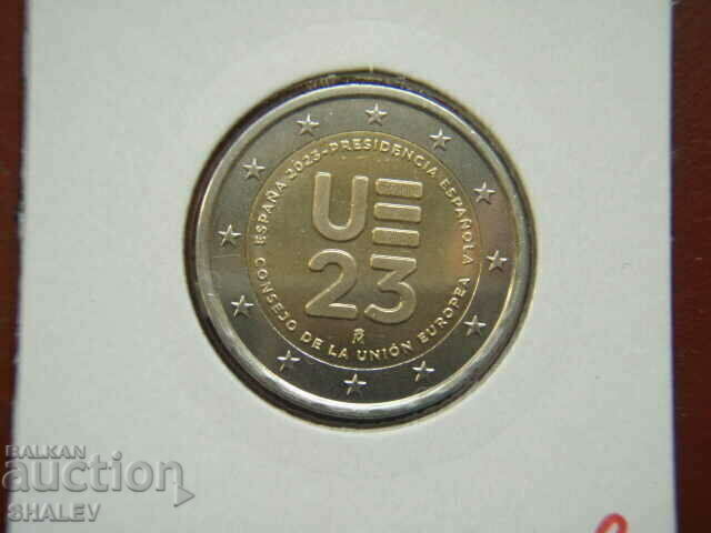 Auction  2 Euro 2023 Spain "EU 2023" /Spain/ (2) - Unc (2 euros)