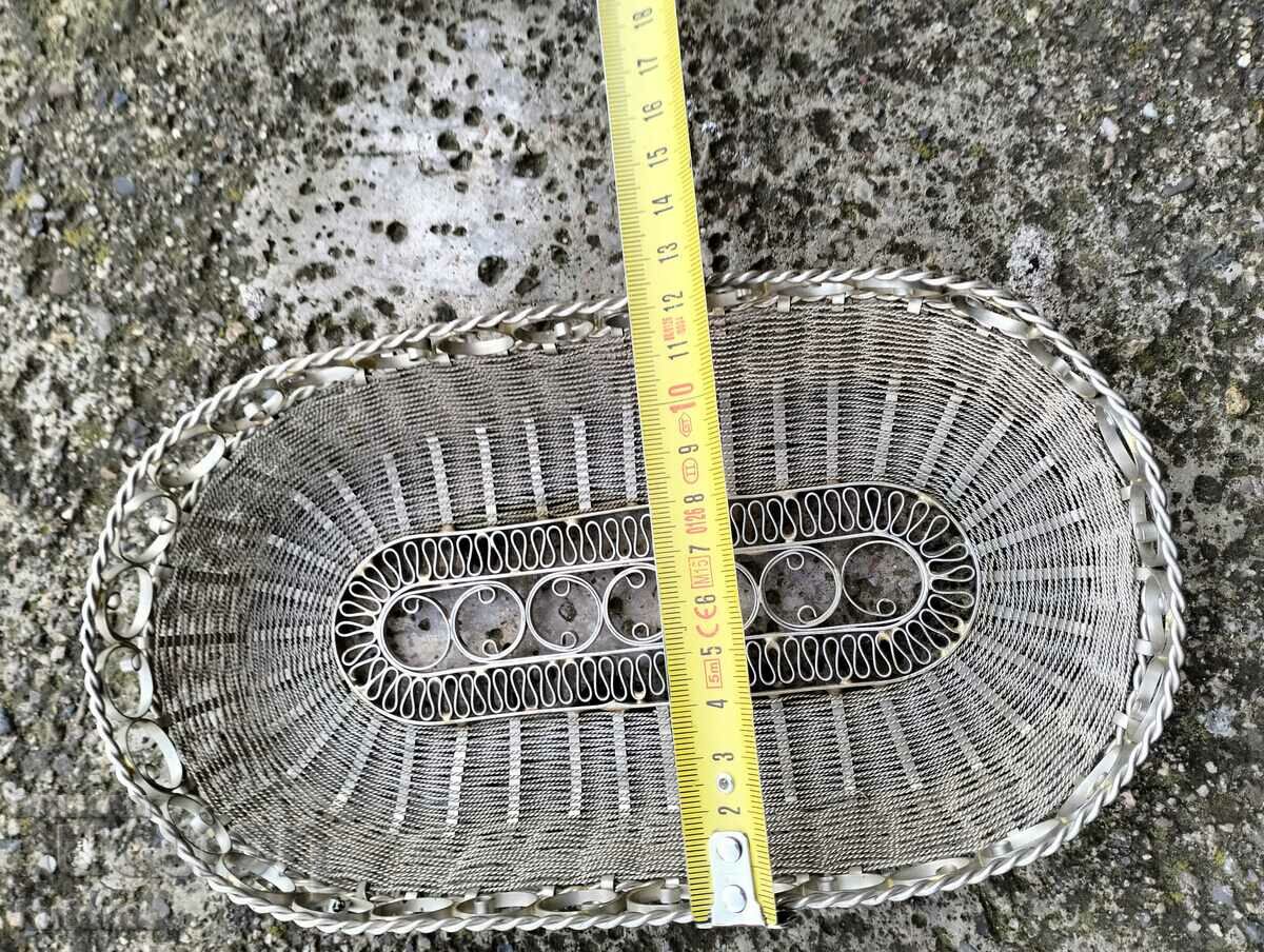 Delivery of Bronze filigree candy bowl Delivery of Bronze filigree candy bowl