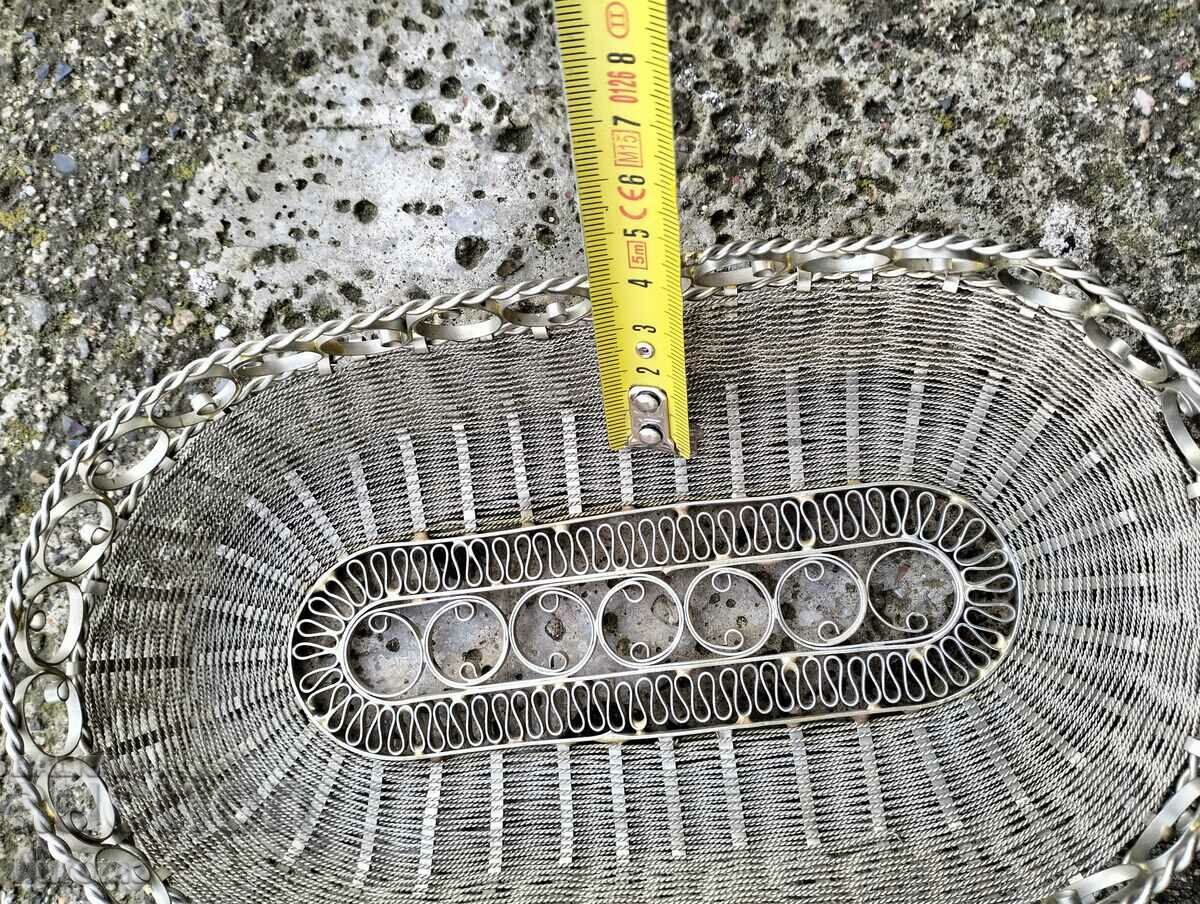 Bronze filigree candy bowl - 5 Bronze filigree candy bowl - 5