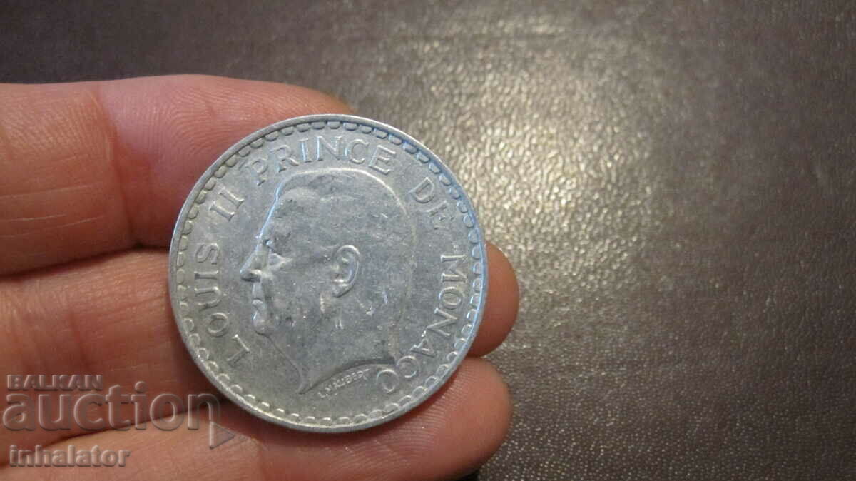 1945 Monaco 5 francs