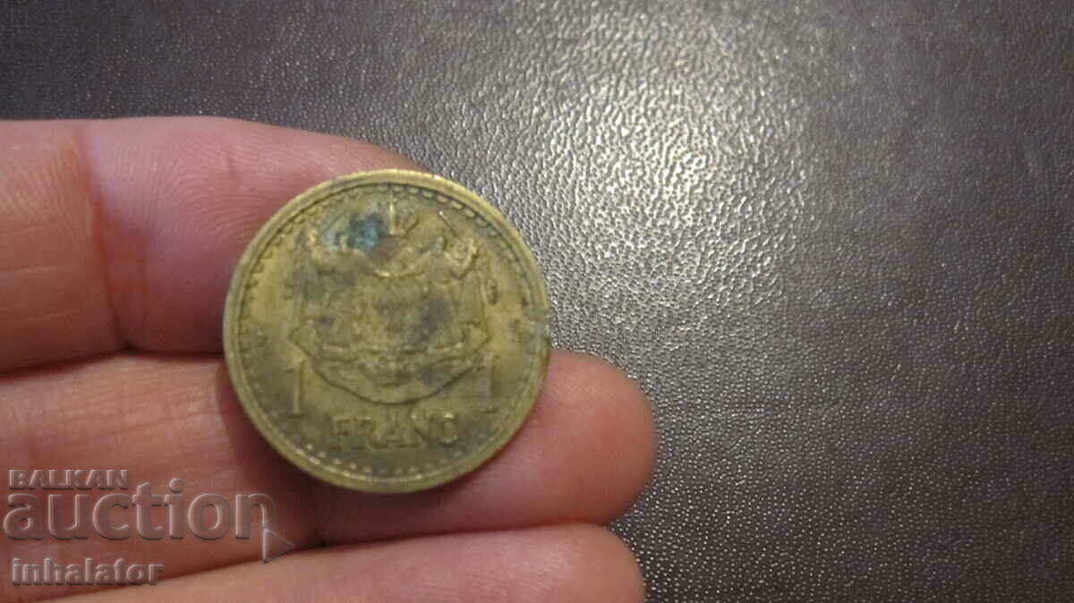 1945 Μονακό 1 φράγκο