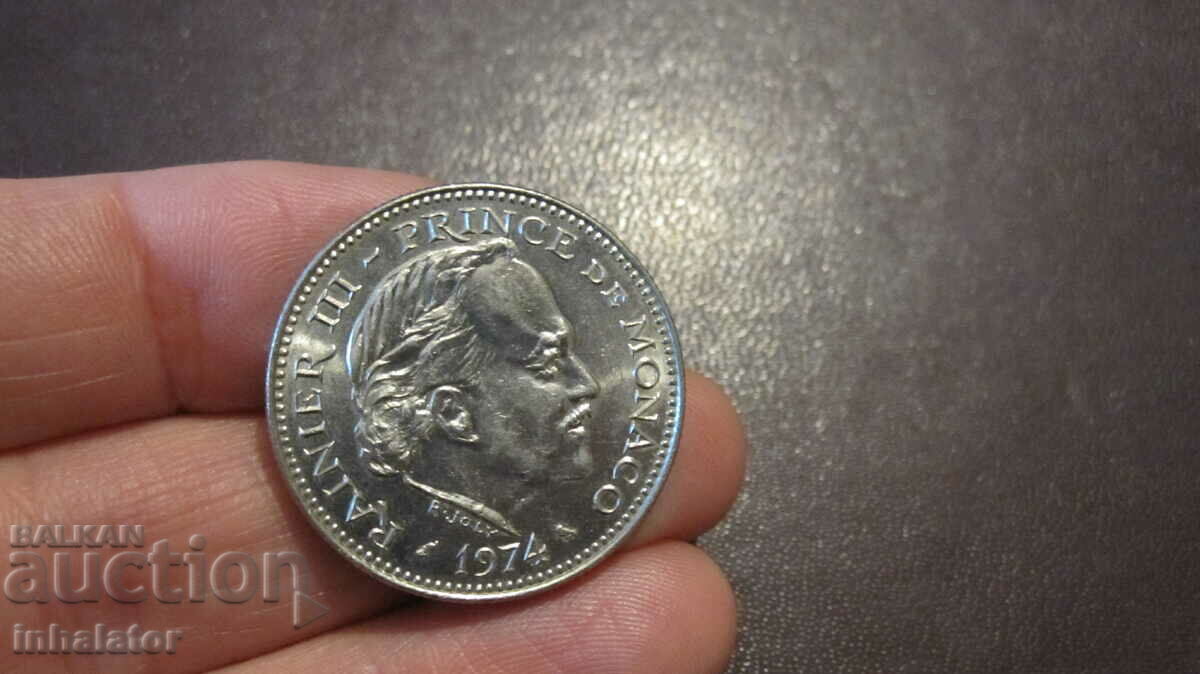 Монако 5 франка 1974 год