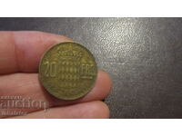 Монако 1950 год 20 франка
