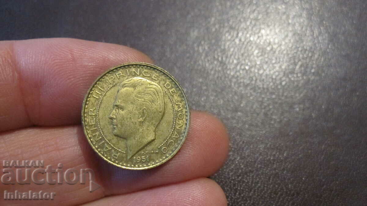10 franci 1951 Monaco