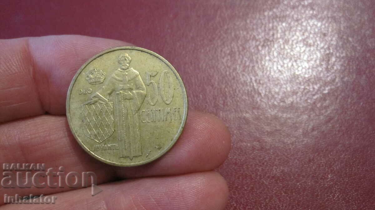 50 centimes Monaco 1962