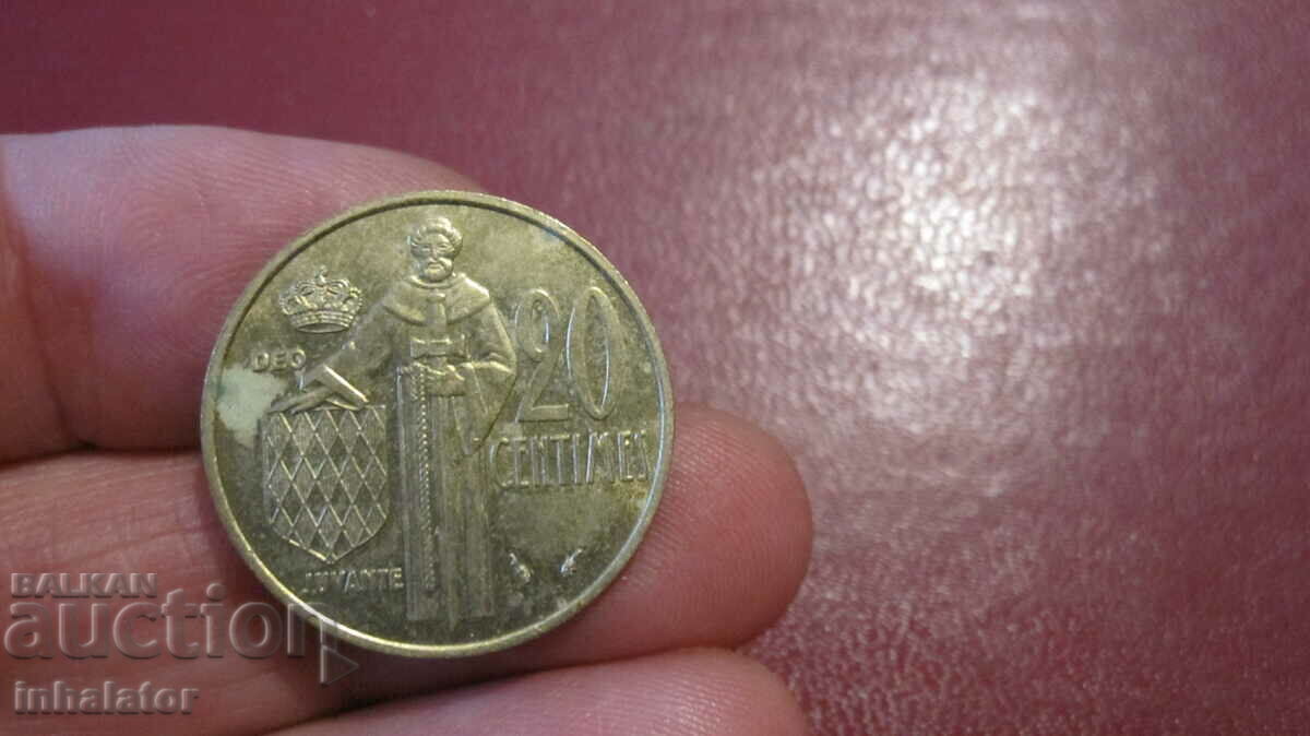 20 centimes Monaco 1979
