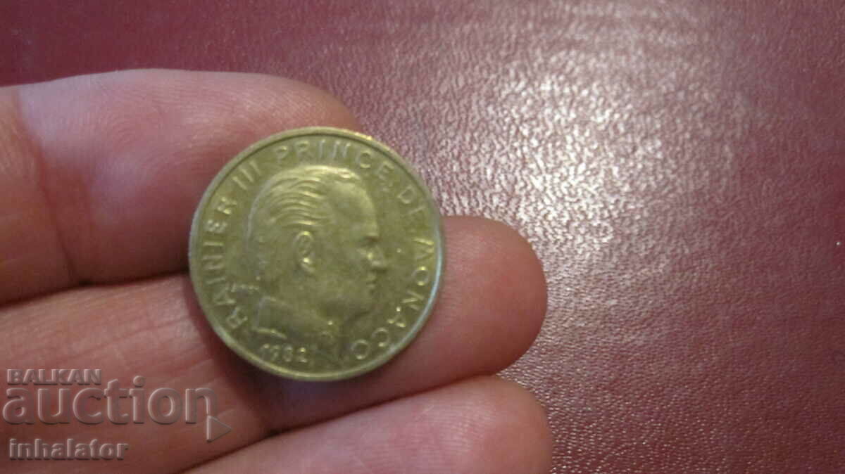 10 centimes Monaco 1982