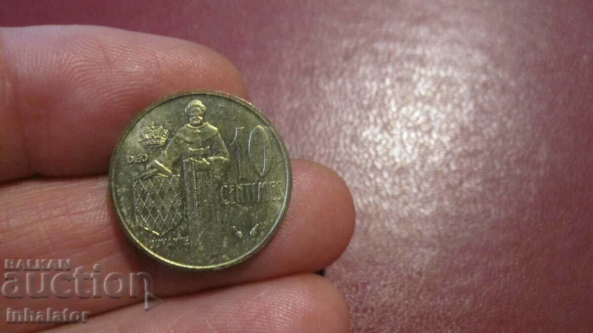 10 centimes Monaco 1976