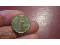 10 centimes Monaco 1975