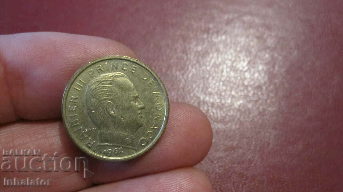 10 cenți Monaco 1962