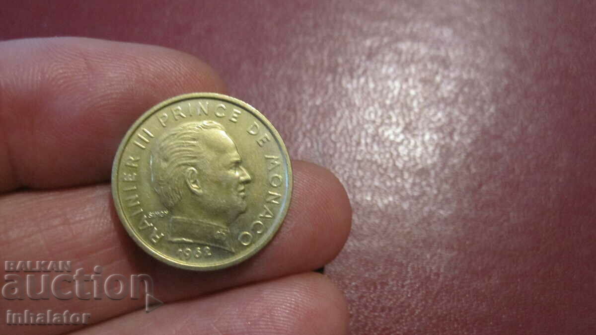 10 cenți Monaco 1962