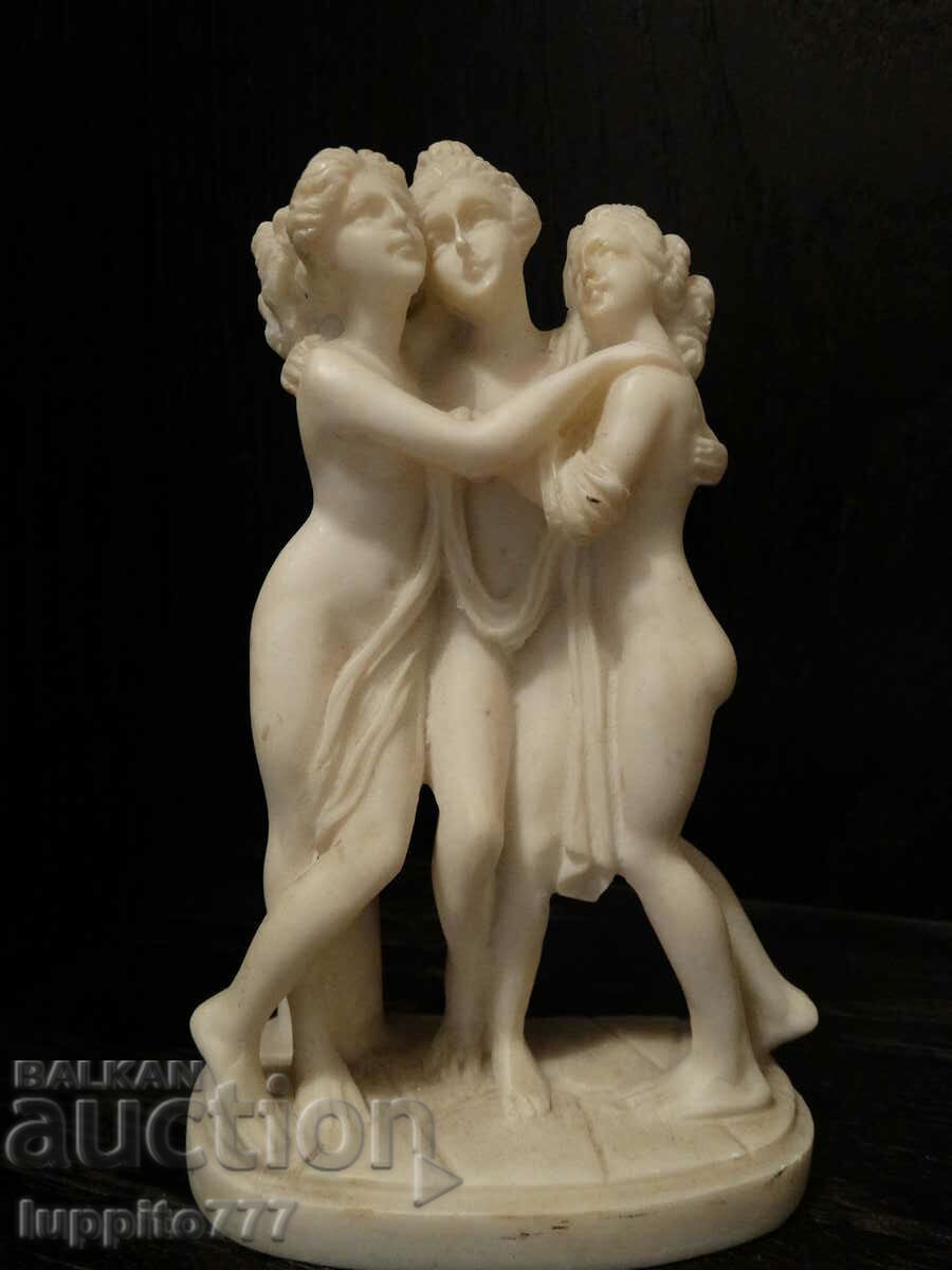 Γλυπτό αγαλματίδιο στυλιζαρισμένο αντίκες αντίκες Χαρίθη με τιμή 125.00 BGN | € 63.91 Γλυπτό αγαλματίδιο στυλιζαρισμένο αντίκες αντίκες Χαρίθη με τιμή 125.00 BGN | € 63.91