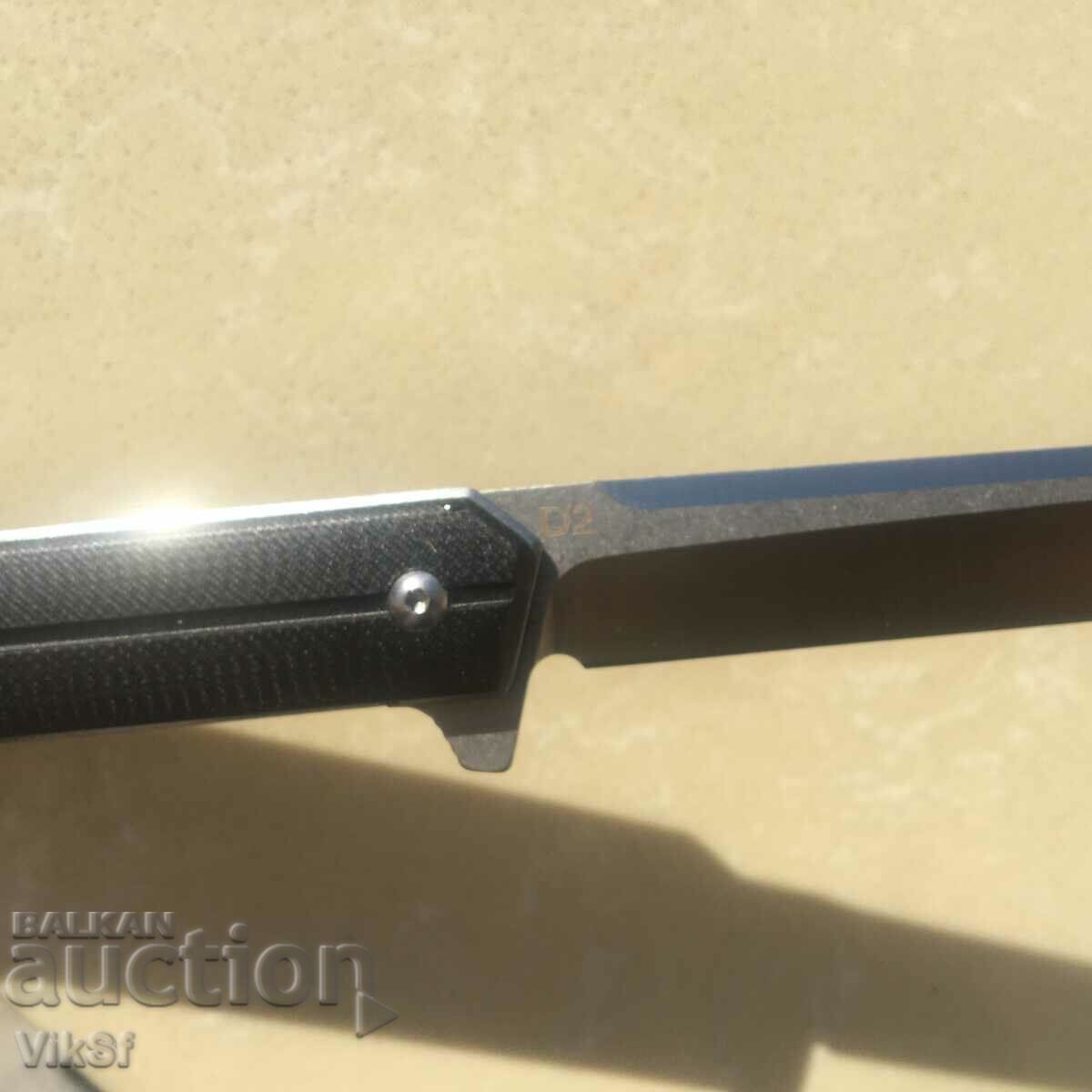 Πτυσσόμενο μαχαίρι D2 - 95x210 mm - 5