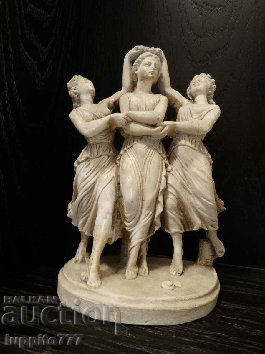 Παράδοση Γλυπτό αγαλματίδιο στυλιζαρισμένο αντίκες αντίκες Χαρίθη Παράδοση Γλυπτό αγαλματίδιο στυλιζαρισμένο αντίκες αντίκες Χαρίθη