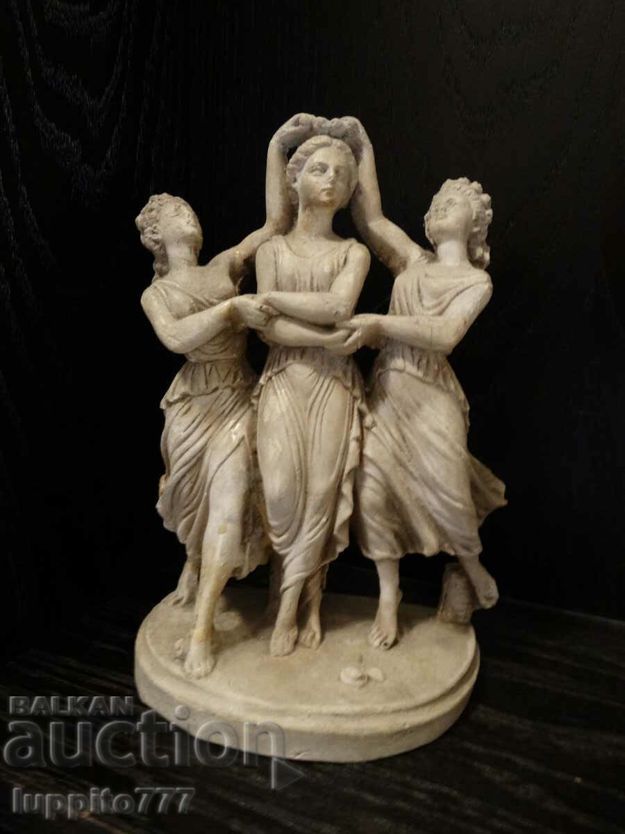 Sculpture statuette stylized antique replica Harithi