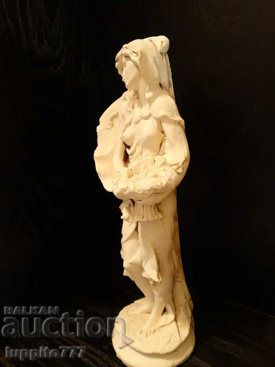 Auction Sculpture statuette stylized female figure Auction Sculpture statuette stylized female figure