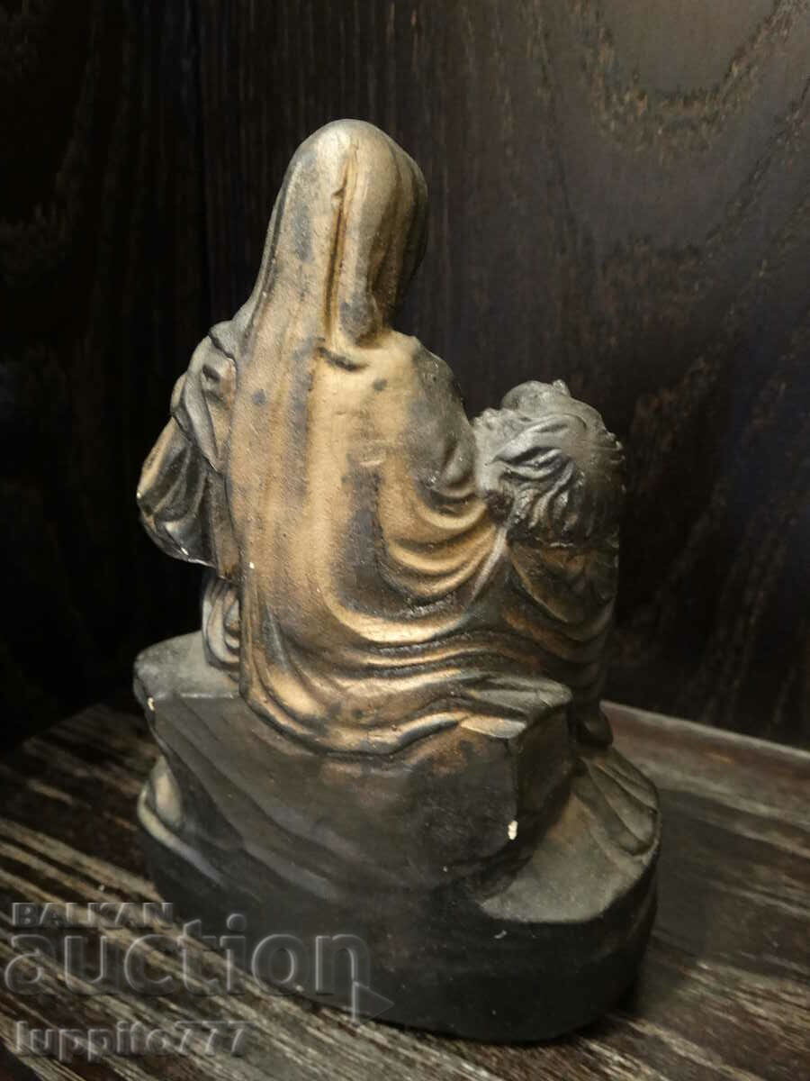 Auction Pieta statuette sculpture Auction Pieta statuette sculpture