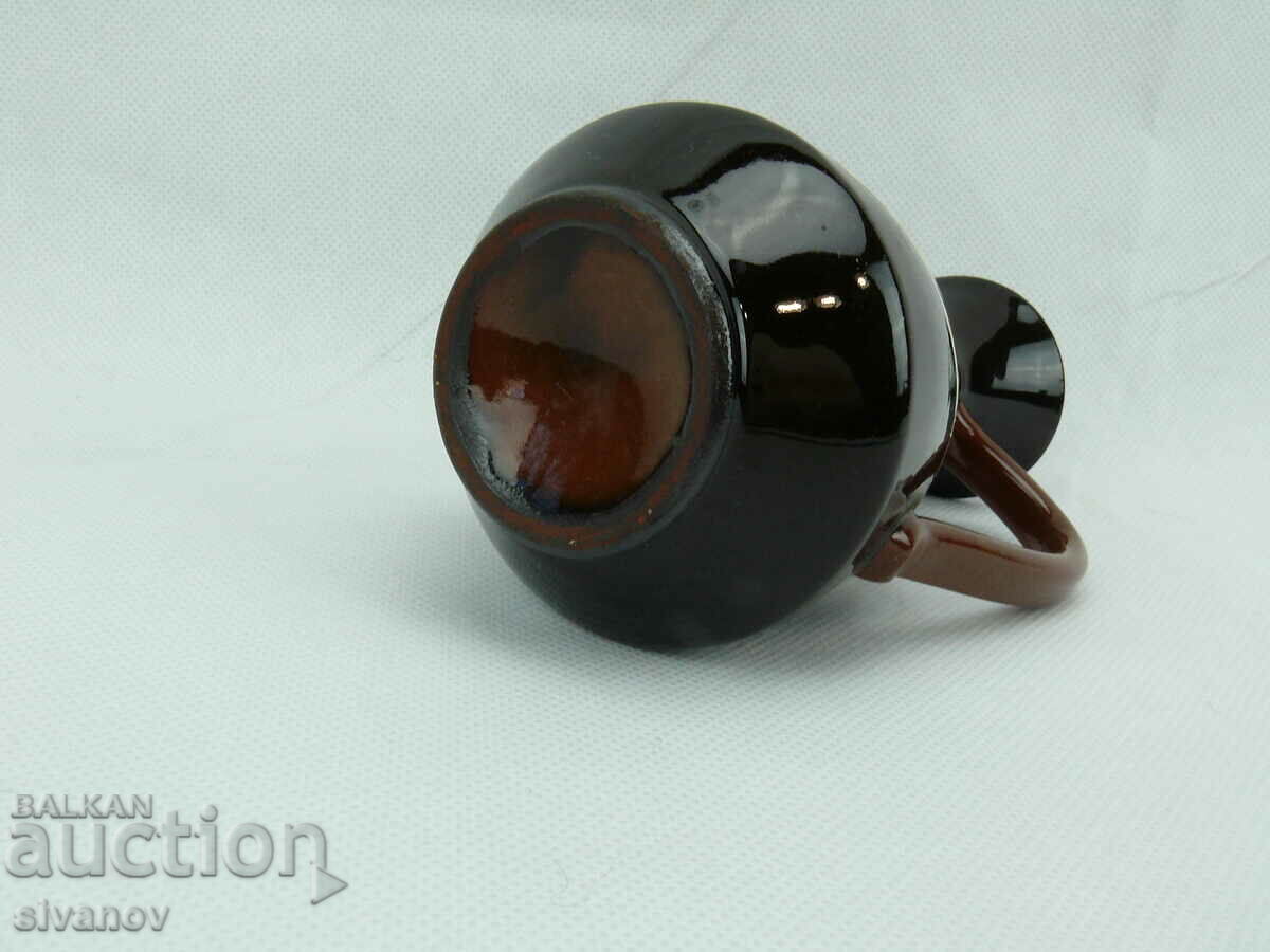 Интересна стара керамична каничка #2209 - 5 Интересна стара керамична каничка #2209 - 5