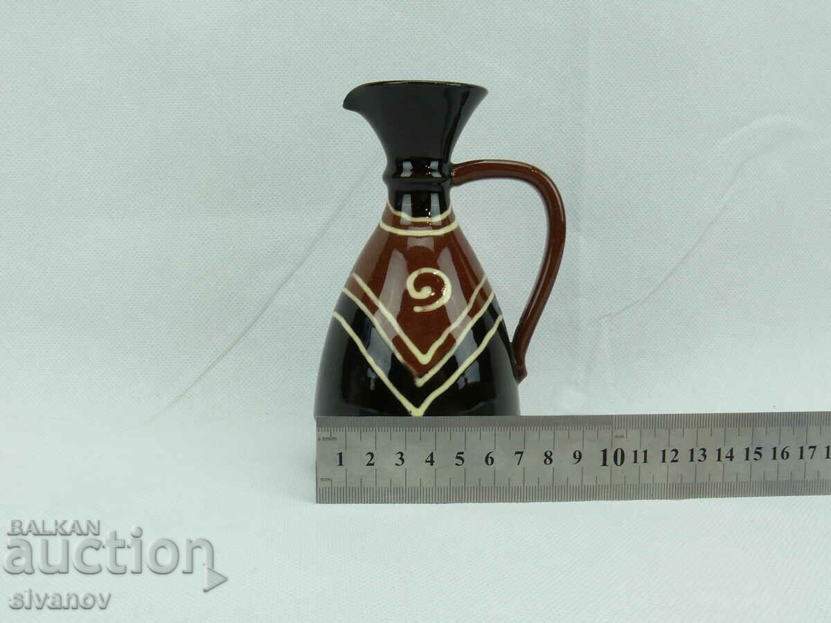 Интересна стара керамична каничка #2209 - 7 Интересна стара керамична каничка #2209 - 7