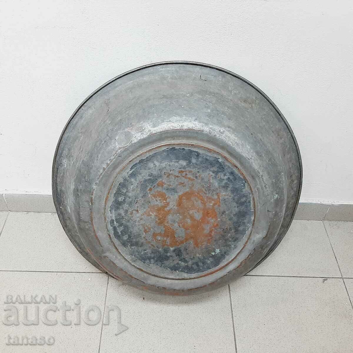 Auction  Old copper basin, copper, vessel, trough(9.3)