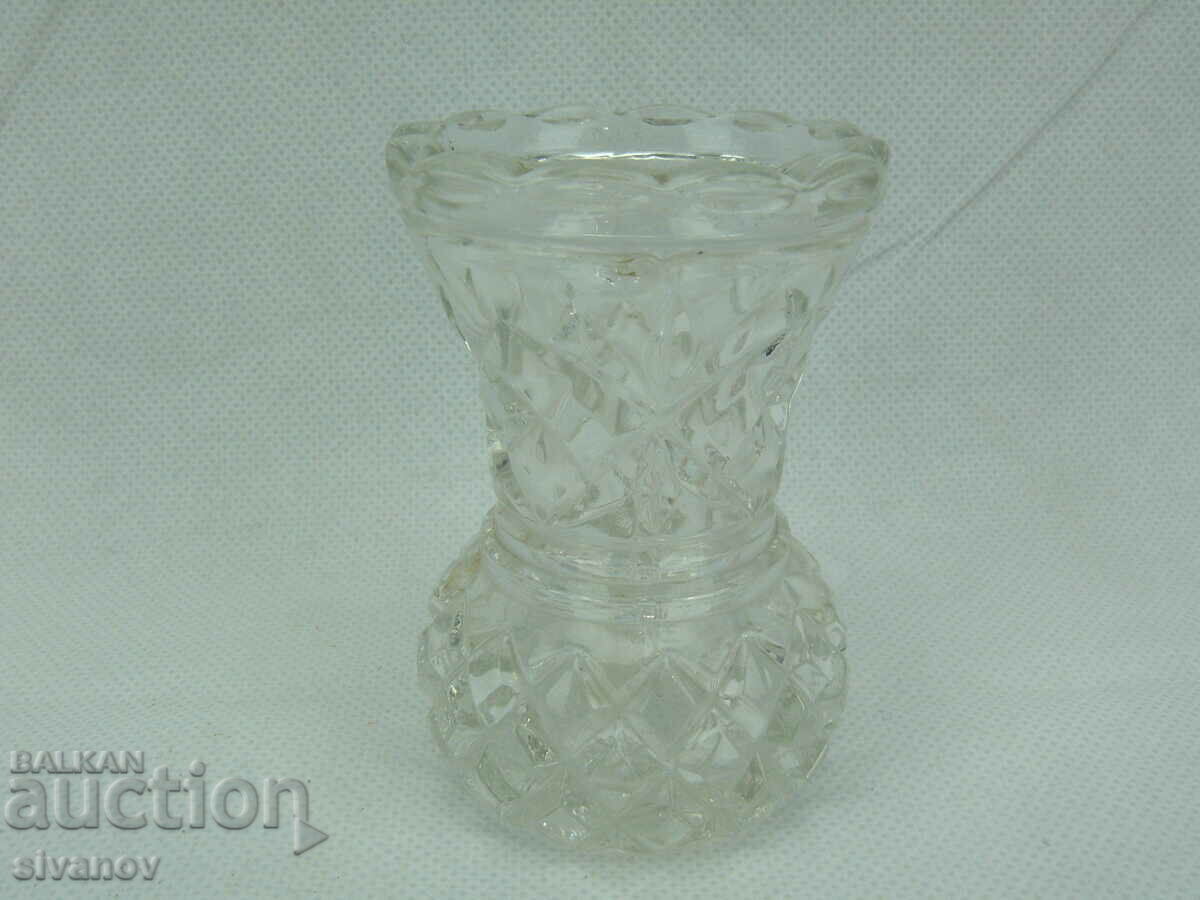 Interesting old glass vase small #2212 with price 9.99 BGN | € 5.11 Interesting old glass vase small #2212 with price 9.99 BGN | € 5.11