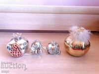 Great Lot Silver Plated Pomegranate And Egg