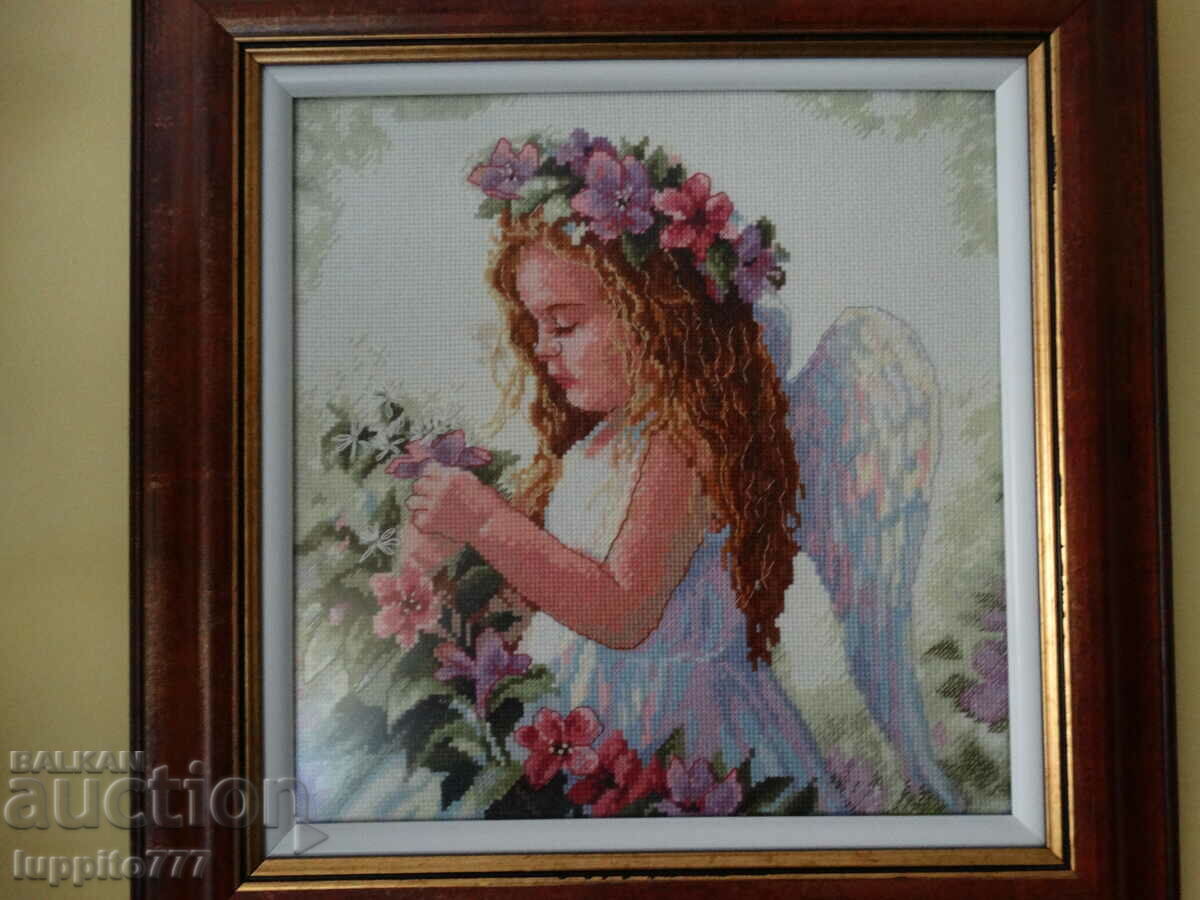 Tapestry with ANGEL figure in a frame with price 555.00 BGN | € 283.77 Tapestry with ANGEL figure in a frame with price 555.00 BGN | € 283.77