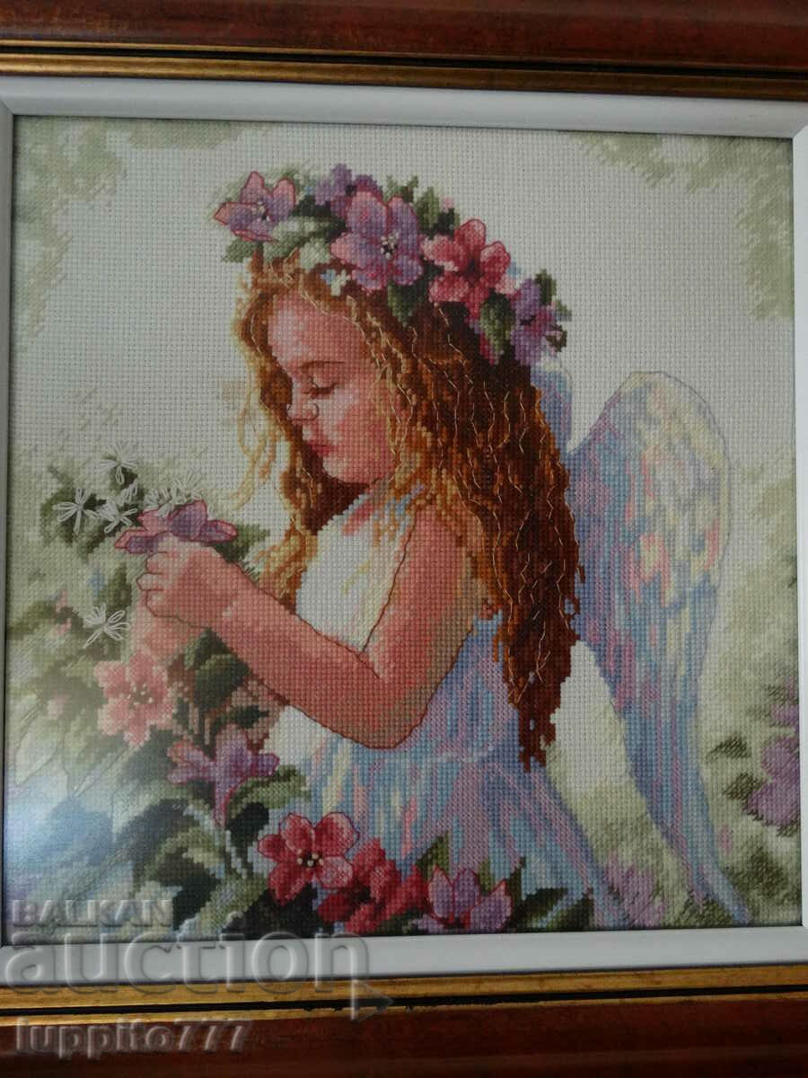 Delivery of Tapestry with ANGEL figure in a frame Delivery of Tapestry with ANGEL figure in a frame