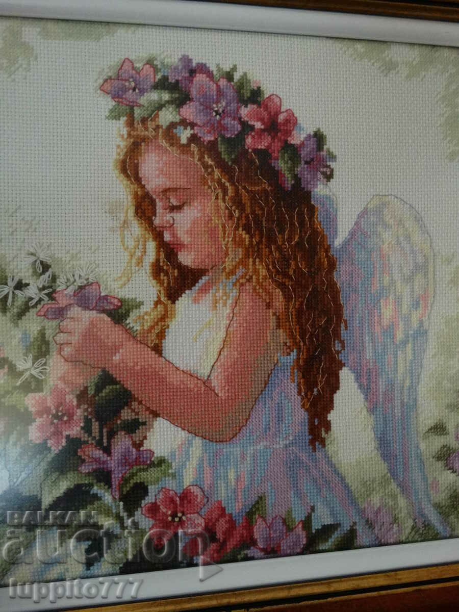 Tapestry with ANGEL figure in a frame - 5 Tapestry with ANGEL figure in a frame - 5