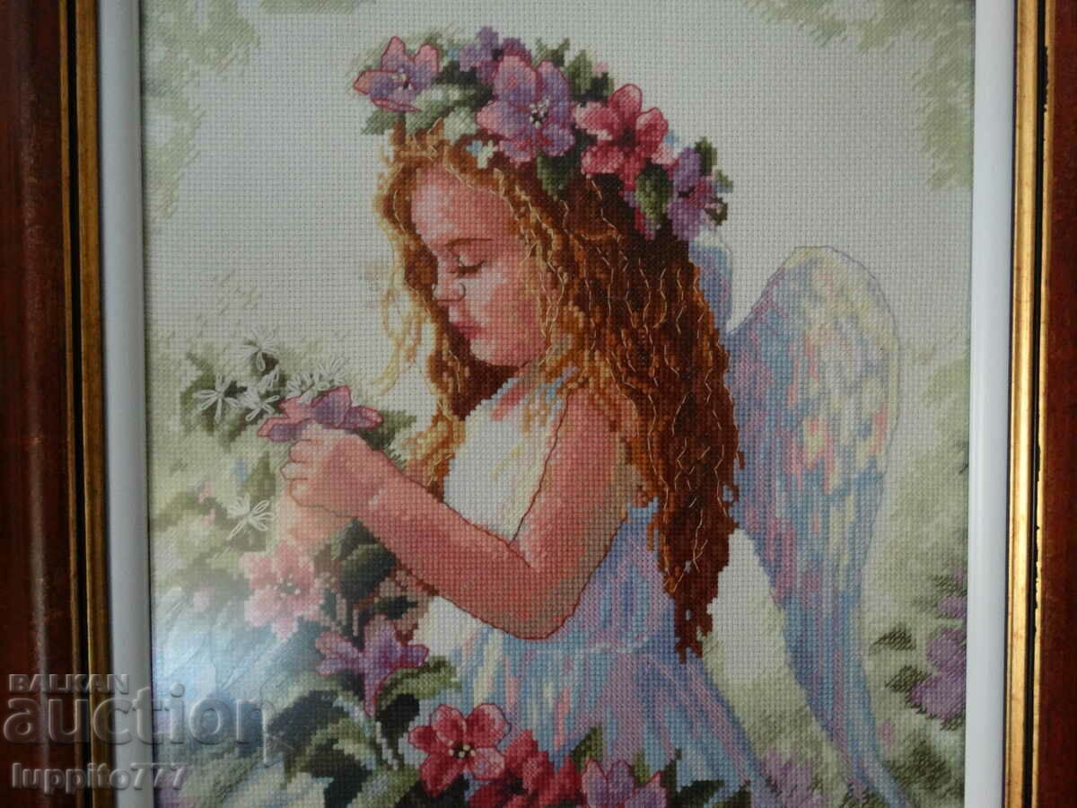 Tapestry with ANGEL figure in a frame - 6 Tapestry with ANGEL figure in a frame - 6