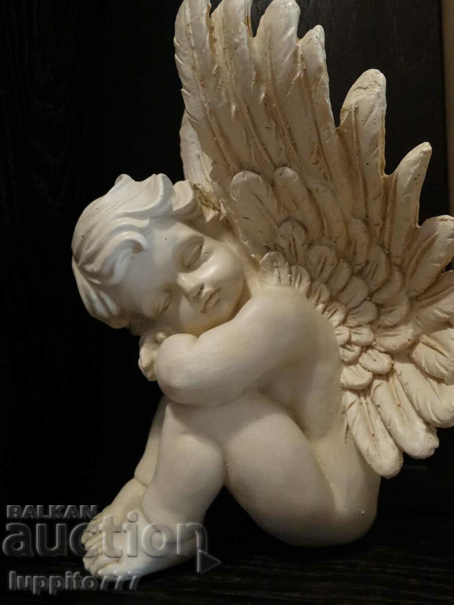Auction  Sculpture statuette stylized figure of ANGEL