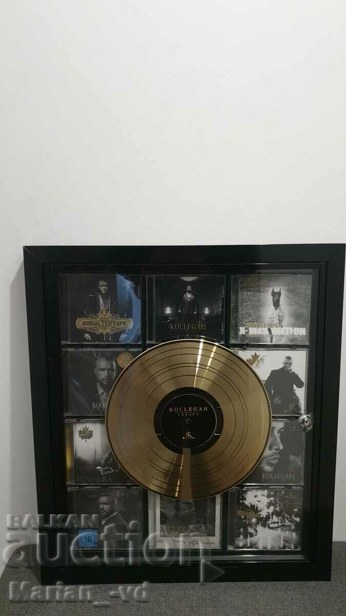 Delivery of Kollegah Legacy Gold Award Delivery of Kollegah Legacy Gold Award