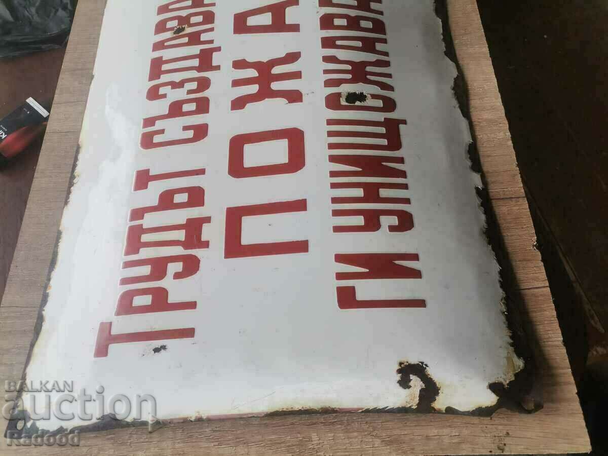 Delivery of Enamel plate Delivery of Enamel plate