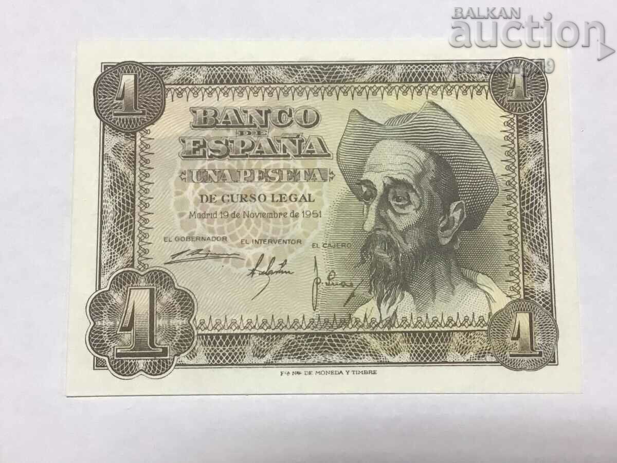 Spania 1 peseta 1951